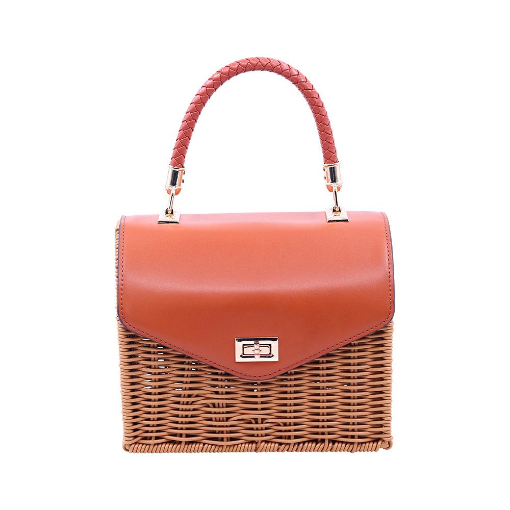 2025 Women Woven Rattan Bucket Bag Casual PP Material Weave Handbag Versatile Color Blocked Travel Tote Bags Square Box Bag
2025 Women Woven Rattan Bucket Bag Casual PP Material Weave Handbag Versatile Color Blocked Travel Tote Bags Square Box Bag