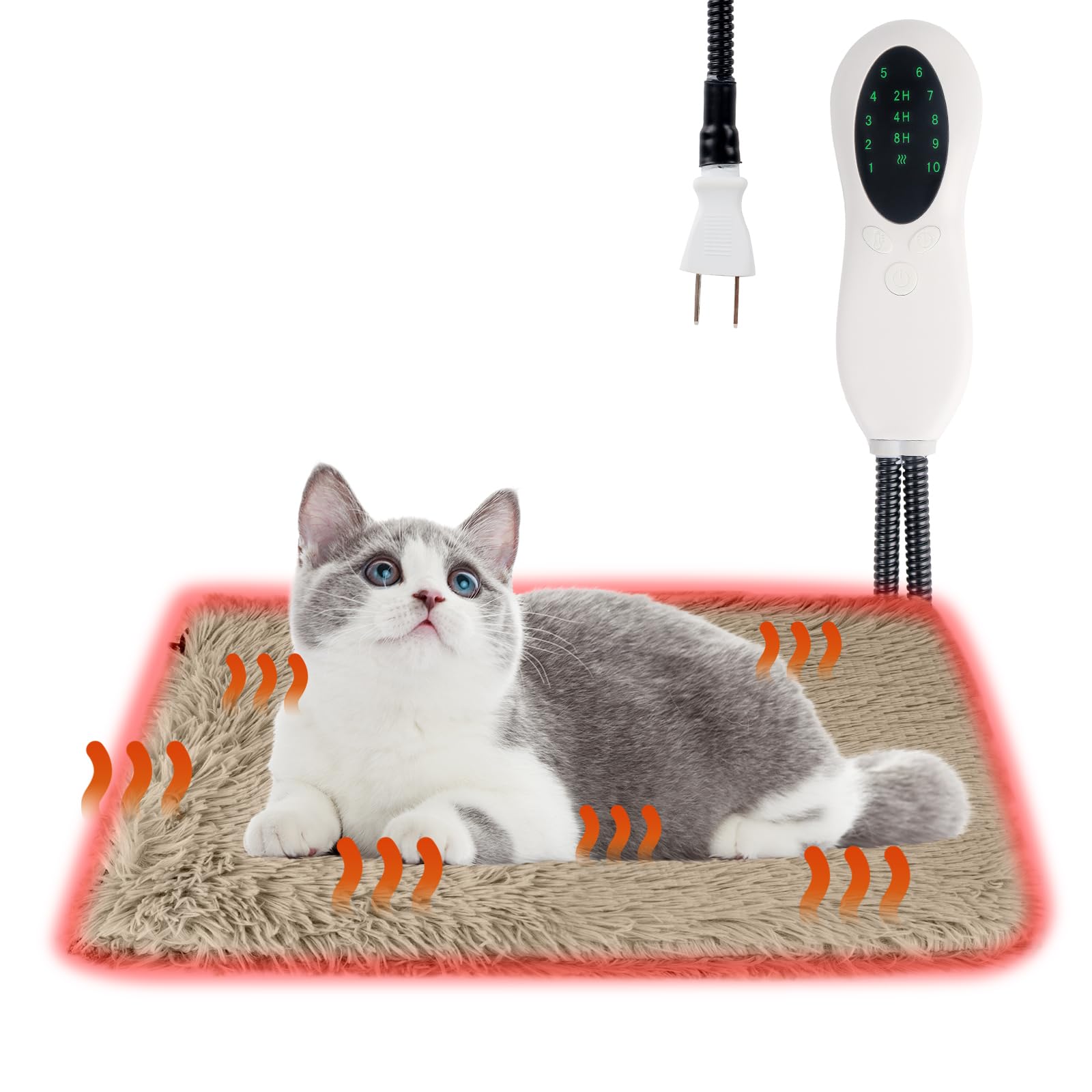 Dnzzs Горячий ковер для 10-уровневого таймера температуры Pet Small Hot Heating Heating Overheat Flam Cold Cover Included Pets, Adjustment, Function, Heater,
Dnzzs Горячий ковер для 10-уровневого таймера температуры Pet Small Hot Heating Heating Overheat Flam Cold Cover Included Pets, Adjustment, Function, Heater,
