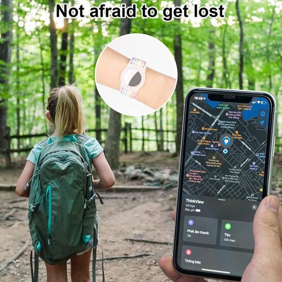 Kids Wristband Tracker Protector Cover Wear Resistant Waterproof Simple Installation Adjustable Anti-Lost Watch Band for AirTag
Kids Wristband Tracker Protector Cover Wear Resistant Waterproof Simple Installation Adjustable Anti-Lost Watch Band for AirTag