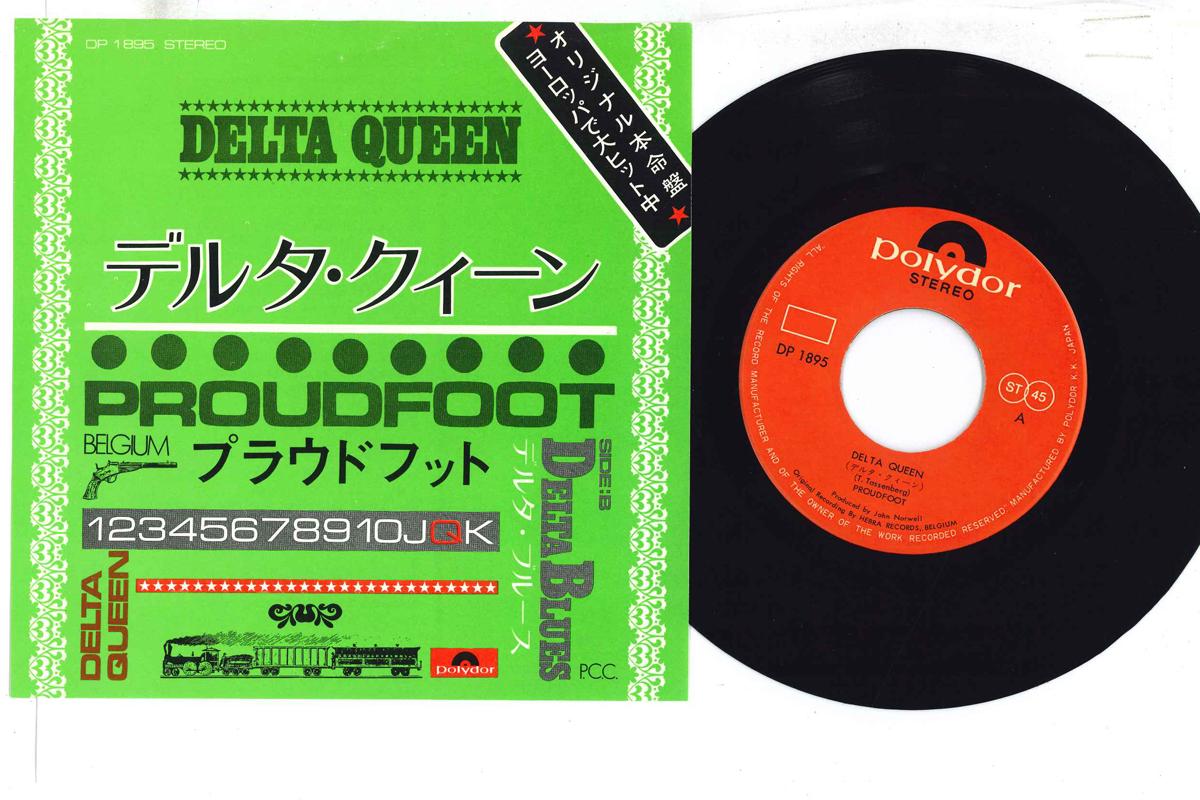 7inch Record PROUDFOOT - Delta Queen / Delta Blues DP1895 POLYDOR Japan Rock Used
7inch Record PROUDFOOT - Delta Queen / Delta Blues DP1895 POLYDOR Japan Rock Used