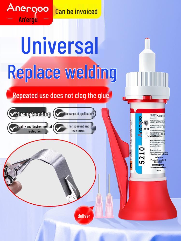 5210 Ergu Universal Super Strong Welding Glue for Metal, Plastic, Ceramic, Wood, and Stone Transparent AB Glue
5210 Ergu Universal Super Strong Welding Glue for Metal, Plastic, Ceramic, Wood, and Stone Transparent AB Glue
