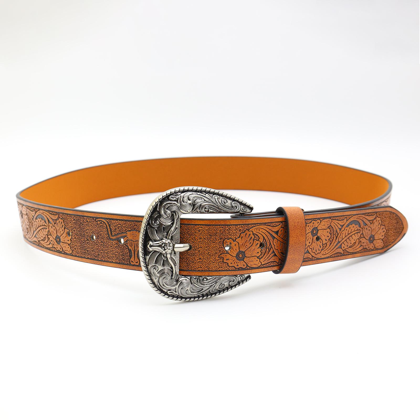 Western Denim Belt Cow Head Big Board Buckle Retro Engraved Men S Punk Hip Hop Pu Leather Belt XL size (125cm)
Western Denim Belt Cow Head Big Board Buckle Retro Engraved Men S Punk Hip Hop Pu Leather Belt XL size (125cm)