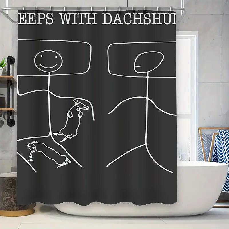 Party Time: Brightly Colored Shower Curtain With Dog Celebrating Festivities In Decorative Hats Perfect For Adding Fun And Color W60H190(CM)-1 Pcs
Party Time: Brightly Colored Shower Curtain With Dog Celebrating Festivities In Decorative Hats Perfect For Adding Fun And Color W60H190(CM)-1 Pcs