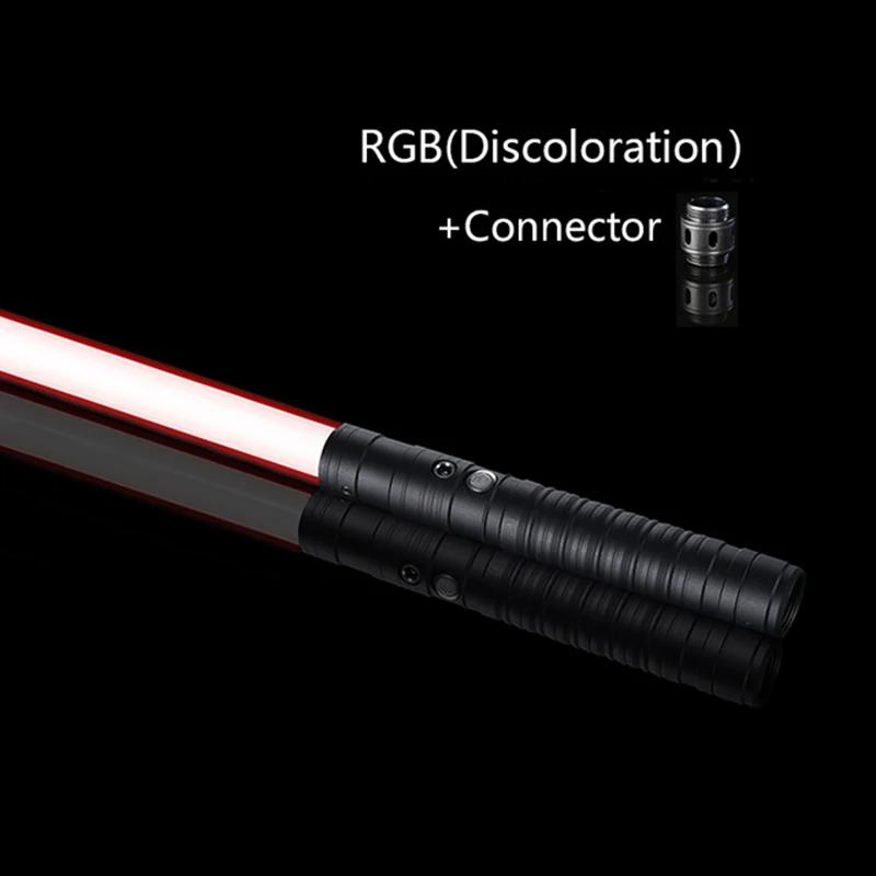 Metal Handle Lightsaber RGB 7 Colors Change LED Laser Sword Two In One Switchable Double-edged Saber Sound Full Cosplay Gift
Metal Handle Lightsaber RGB 7 Colors Change LED Laser Sword Two In One Switchable Double-edged Saber Sound Full Cosplay Gift