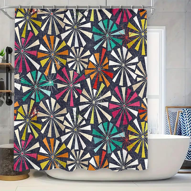 Shower Curtain Geometric Pattern Abstract Art Modern Bathroom Decor Waterproof Fabric Liner Backdrop W60H190(CM)-1 Pcs
Shower Curtain Geometric Pattern Abstract Art Modern Bathroom Decor Waterproof Fabric Liner Backdrop W60H190(CM)-1 Pcs
