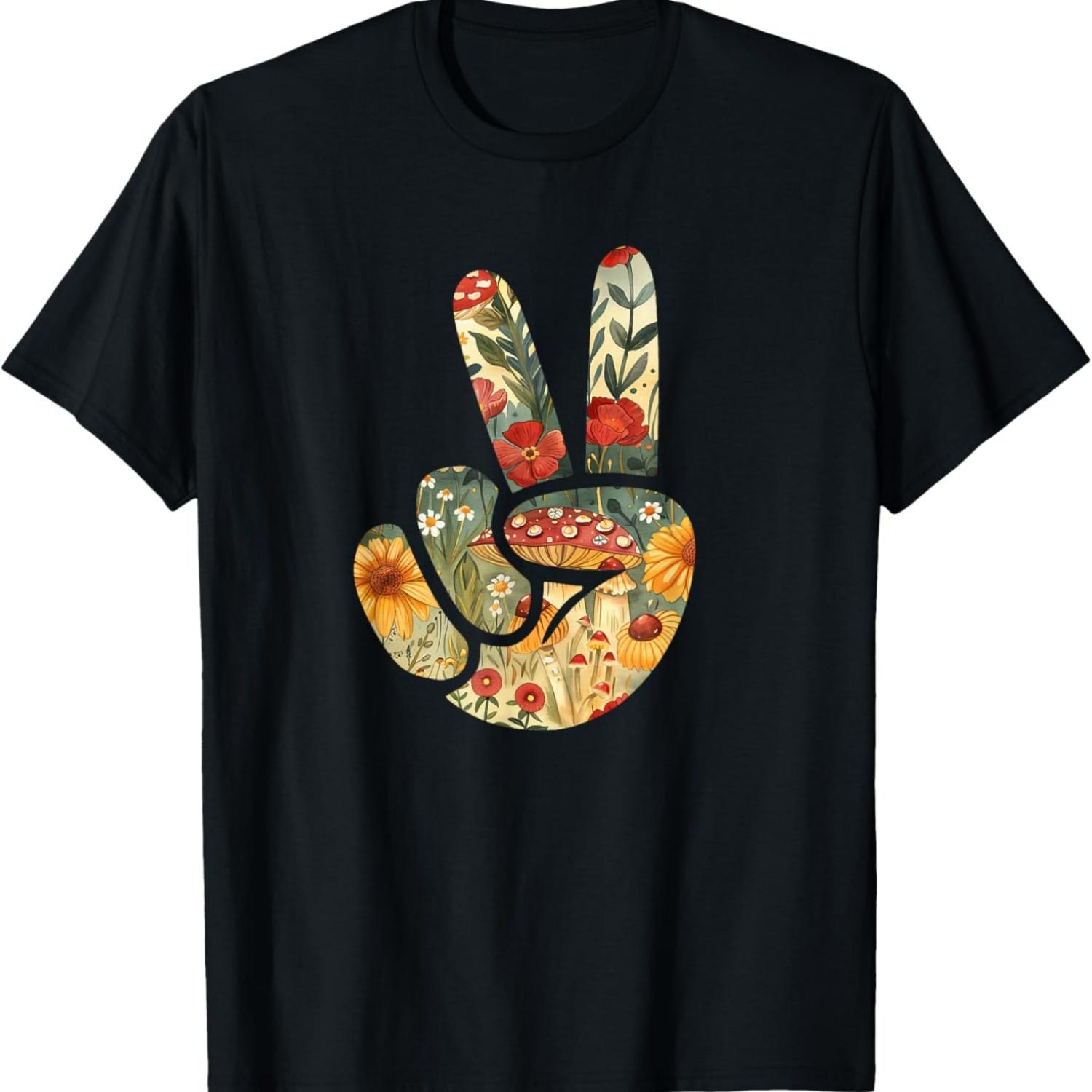 Natural Silhouette Forest Meadow Cottagecore Peace Sign Hand T-Shirt(36) XXXXXL чорний
Natural Silhouette Forest Meadow Cottagecore Peace Sign Hand T-Shirt(36) XXXXXL чорний