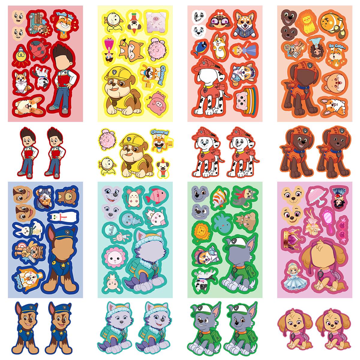 Paw Patrol Face Swap Stickers: 8 Sheets of Interactive Educational DIY Puzzle Stickers for Kids and Parents
Paw Patrol Face Swap Stickers: 8 Sheets of Interactive Educational DIY Puzzle Stickers for Kids and Parents