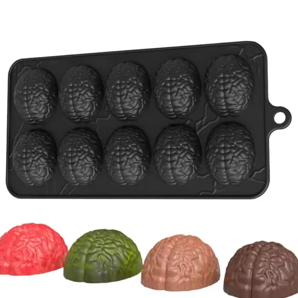 10 Cavity Brain Cake Mold Non-Stick Dessert Mold Kitchen Baking Accessories Pudding Mold Pastry чёрный
10 Cavity Brain Cake Mold Non-Stick Dessert Mold Kitchen Baking Accessories Pudding Mold Pastry чёрный