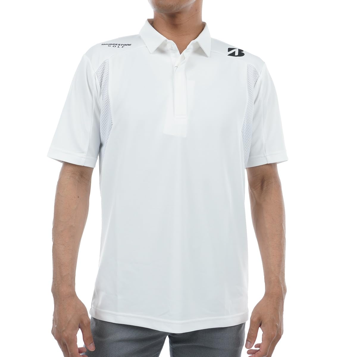 Bridgestone Golf Retro Short Sleeve Shirt AGM10A Men s White
Bridgestone Golf Retro Short Sleeve Shirt AGM10A Men s White