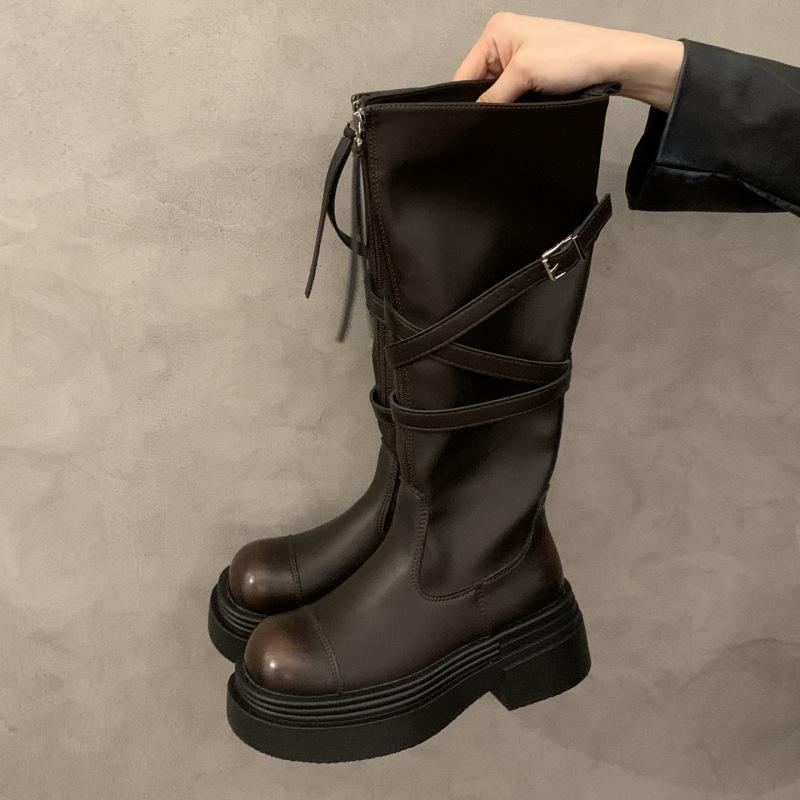 Mei Ta Home! British style retro platform boots, new models in the autumn of 2025 with skirts, thin knight boots 40 темно-коричневого кольору
Mei Ta Home! British style retro platform boots, new models in the autumn of 2025 with skirts, thin knight boots 40 темно-коричневого кольору