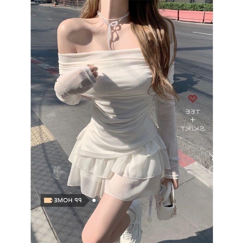 French Sweet & Spicy One-Shoulder T-Shirt and Skirt Set - Women s Summer Fashion Two-Piece M
French Sweet & Spicy One-Shoulder T-Shirt and Skirt Set - Women s Summer Fashion Two-Piece M