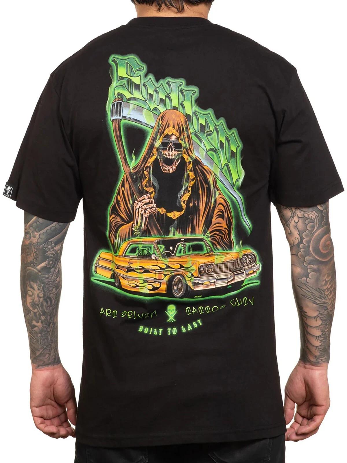 Sullen Men s Impala Short Sleeve Standard T-shirt Tattoo Style Grim Reaper Tee XL
Sullen Men s Impala Short Sleeve Standard T-shirt Tattoo Style Grim Reaper Tee XL