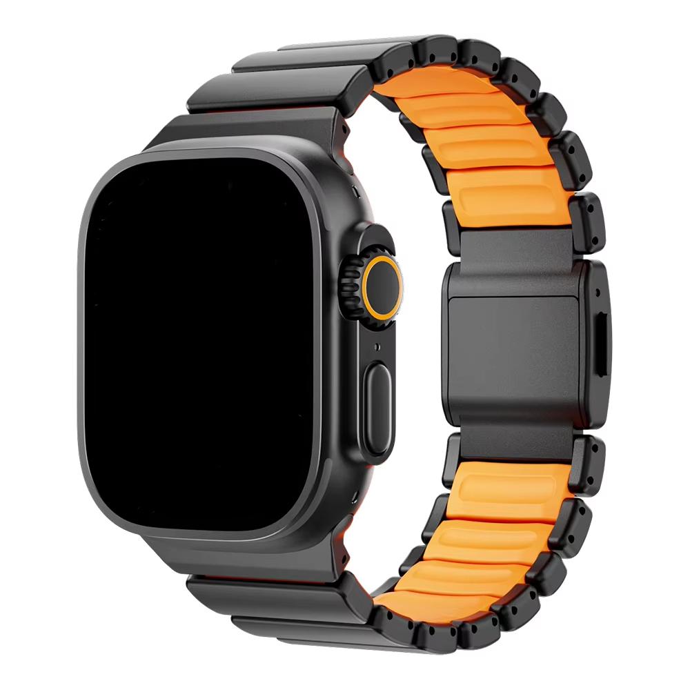 Титановый+Резиновый ремешок для Apple Watch Band Ultra 2 3 49мм 11/10/9/8/7/6/SE 3 46мм 45мм 44мм аксессуары Роскошный браслет correa 44mm 45mm 46mm 49mm&L 175mm
Титановый+Резиновый ремешок для Apple Watch Band Ultra 2 3 49мм 11/10/9/8/7/6/SE 3 46мм 45мм 44мм аксессуары Роскошный браслет correa 44mm 45mm 46mm 49mm&L 175mm
