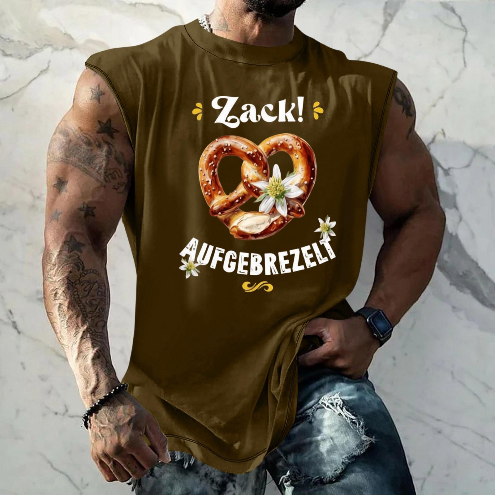 Men Sleeveless Tank Top Loose Fit Casual Streetwear Printed Graphic Texture Vest for Sports Vacation Daily Wear S хаки
Men Sleeveless Tank Top Loose Fit Casual Streetwear Printed Graphic Texture Vest for Sports Vacation Daily Wear S хаки