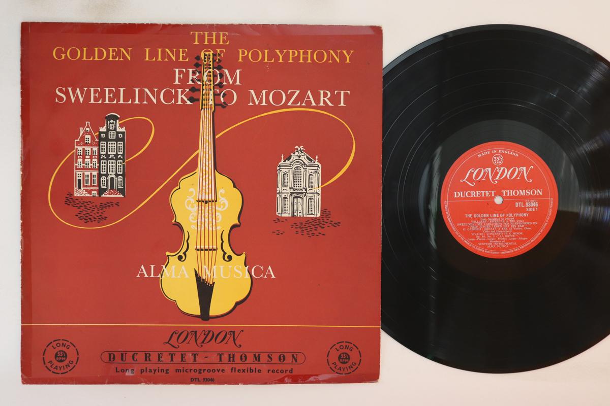 LP Record ALMA MUSICA Golden Line Of Poliphony From Sweel DTL93046 LONDON DUCRETE 1955 UK Classical Used
LP Record ALMA MUSICA Golden Line Of Poliphony From Sweel DTL93046 LONDON DUCRETE 1955 UK Classical Used