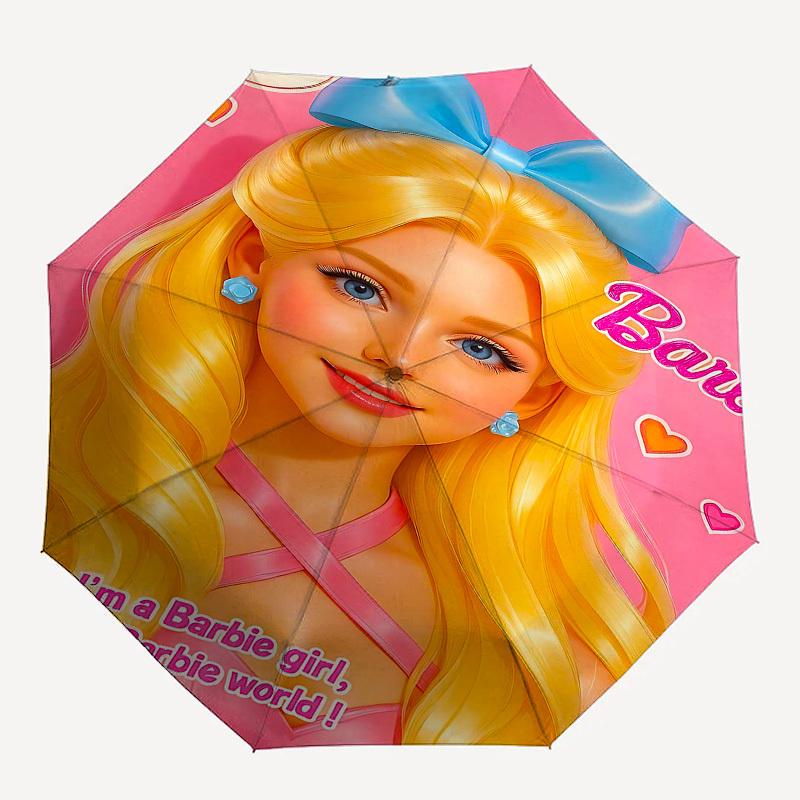 1pc Barbie girl, Barbie world Automatic Folding Umbrella - Compact 8-Rib Design, Durable Plastic & Iron1264L
1pc Barbie girl, Barbie world Automatic Folding Umbrella - Compact 8-Rib Design, Durable Plastic & Iron1264L