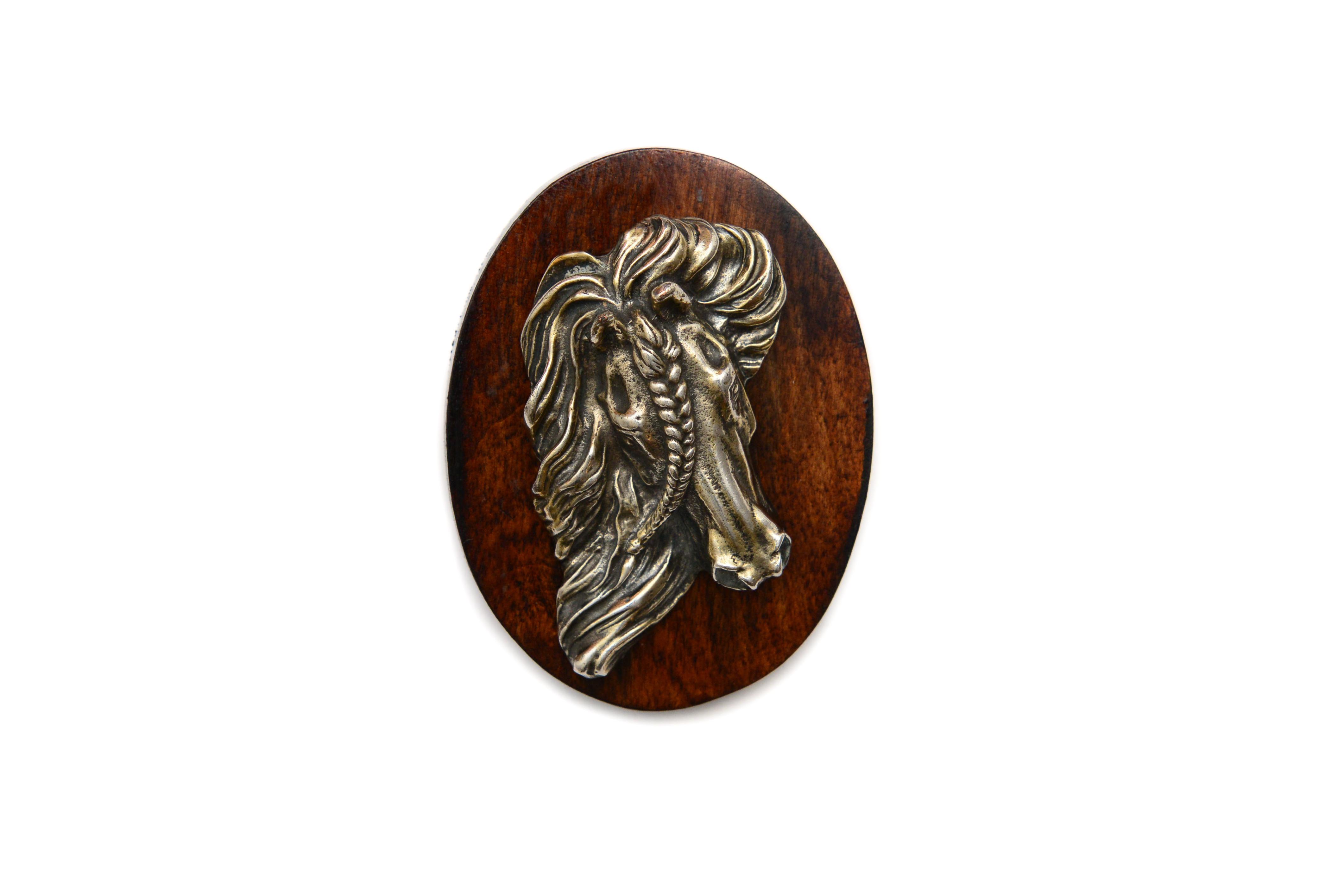 Friesian horse I - brooch for a horse show, clip for a starting number, pin with a horse by Art-Dog коричневий
Friesian horse I - brooch for a horse show, clip for a starting number, pin with a horse by Art-Dog коричневий