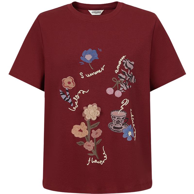 Annakou by JUZI Women s 3D Floral Cool-Touch T-Shirt L
Annakou by JUZI Women s 3D Floral Cool-Touch T-Shirt L