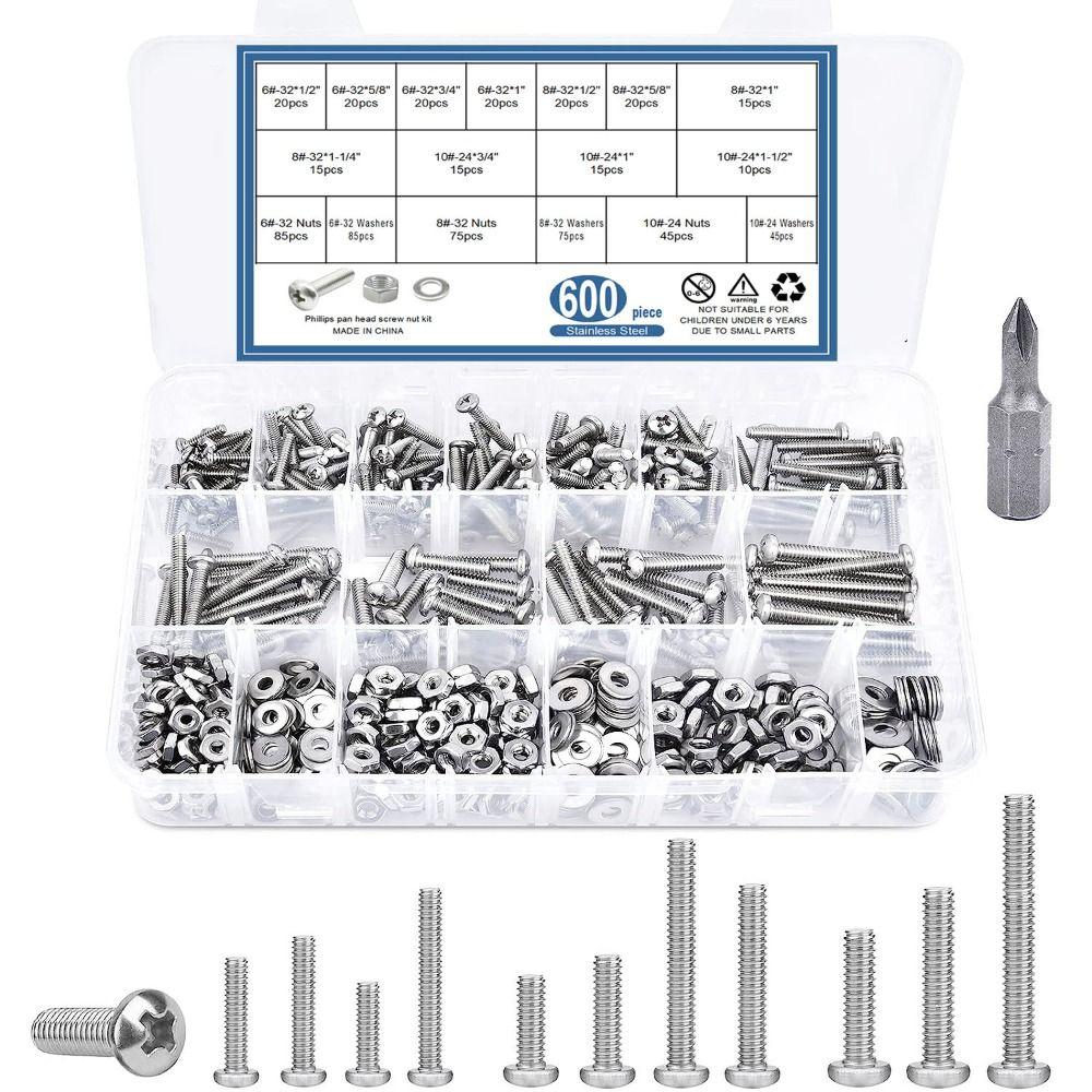 Kit Nuts and Bolts Assortment Kit Screws Bolt Nut Washers Kit Screws and Washers Assortment
Kit Nuts and Bolts Assortment Kit Screws Bolt Nut Washers Kit Screws and Washers Assortment