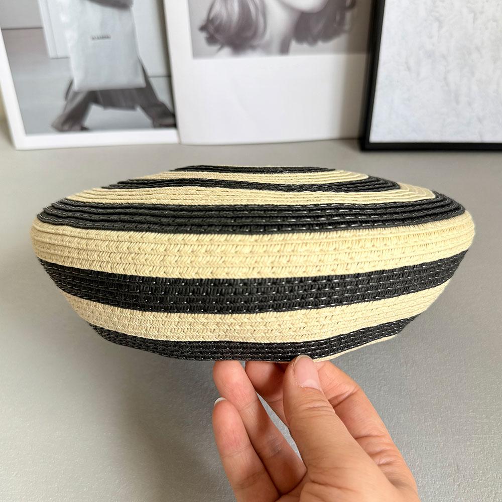 2026 New Retro Striped Dome Beret Women s Fashion Party Sailor Hat Summer Beach Vacation Church Derby Straw Hat Painter Hat чорний
2026 New Retro Striped Dome Beret Women s Fashion Party Sailor Hat Summer Beach Vacation Church Derby Straw Hat Painter Hat чорний
