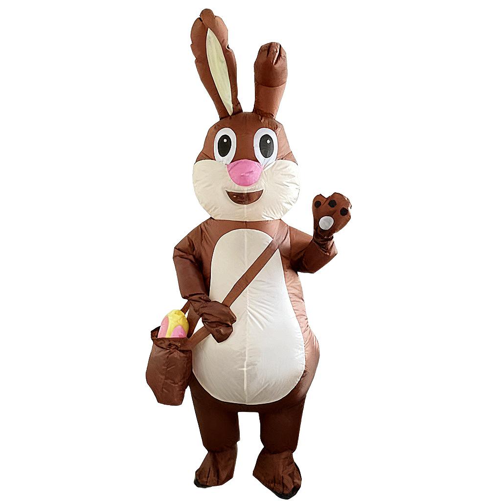 Надувний костюм кролика з довгими вухами з сонцезахисними окулярами-патчами - Костюм для святкової вечірки One Size
Надувний костюм кролика з довгими вухами з сонцезахисними окулярами-патчами - Костюм для святкової вечірки One Size