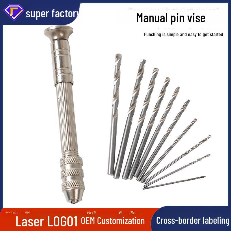 Mini Hand Twist Drill 0.8-3.0mm Manual Hole Puncher with Four Heads for Walnut and More
Mini Hand Twist Drill 0.8-3.0mm Manual Hole Puncher with Four Heads for Walnut and More