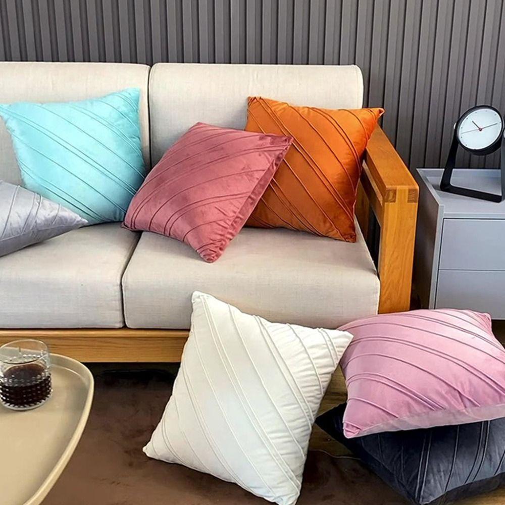 45x45cm Oblique Stripe Pillowcase Soft Throw Cushion Cover Velvet Cushion Cover Living Room
45x45cm Oblique Stripe Pillowcase Soft Throw Cushion Cover Velvet Cushion Cover Living Room