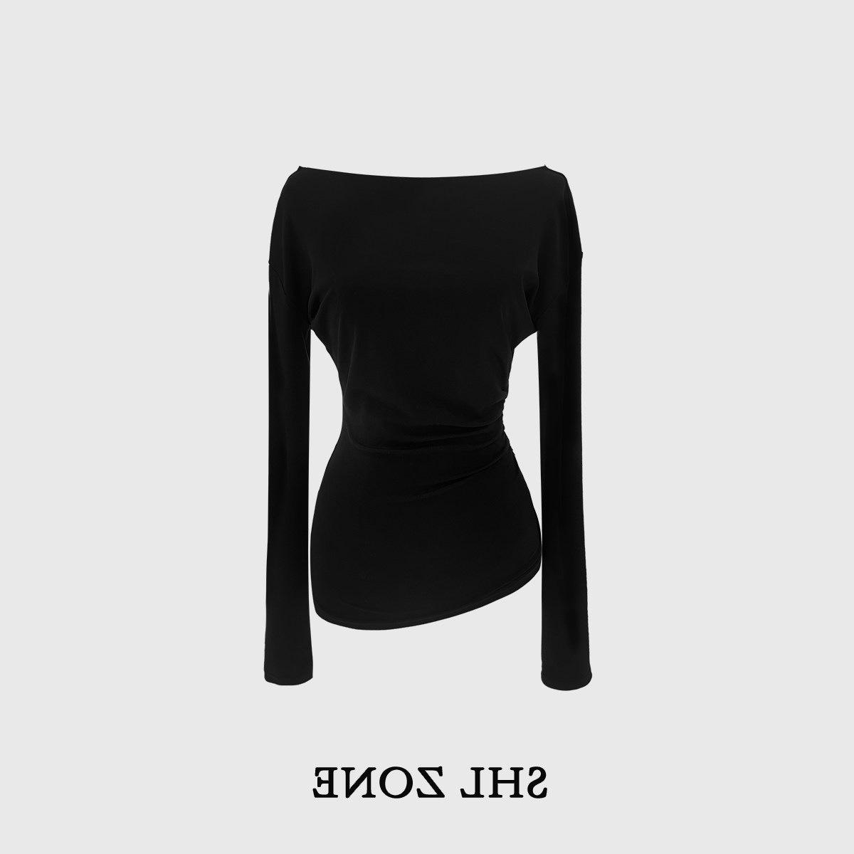Shuhulei One-Shoulder Waist-Cinched Tencel Knit Slim-Fit Women s Long-Sleeve T-shirt L 55-60kg
Shuhulei One-Shoulder Waist-Cinched Tencel Knit Slim-Fit Women s Long-Sleeve T-shirt L 55-60kg