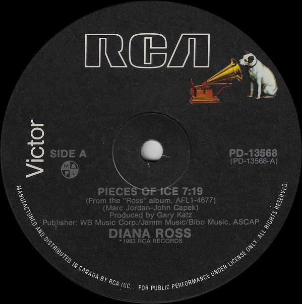12inch Record DIANA ROSS - Pieces Of Ice PD13568 RCA Victor 1983 Canada Soul/Funk Used
12inch Record DIANA ROSS - Pieces Of Ice PD13568 RCA Victor 1983 Canada Soul/Funk Used
