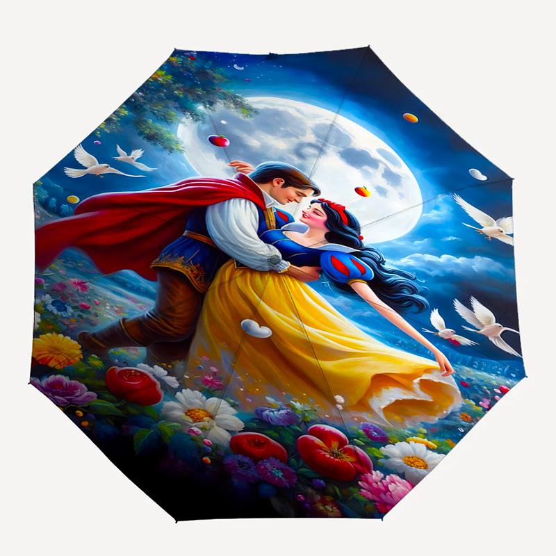 1pc Princess Snow White Prince umbrella automatic open/close, 8-Rib Durable Frame, Compact Folding Design, Ideal Birthday/Holiday Gift 1176A
1pc Princess Snow White Prince umbrella automatic open/close, 8-Rib Durable Frame, Compact Folding Design, Ideal Birthday/Holiday Gift 1176A