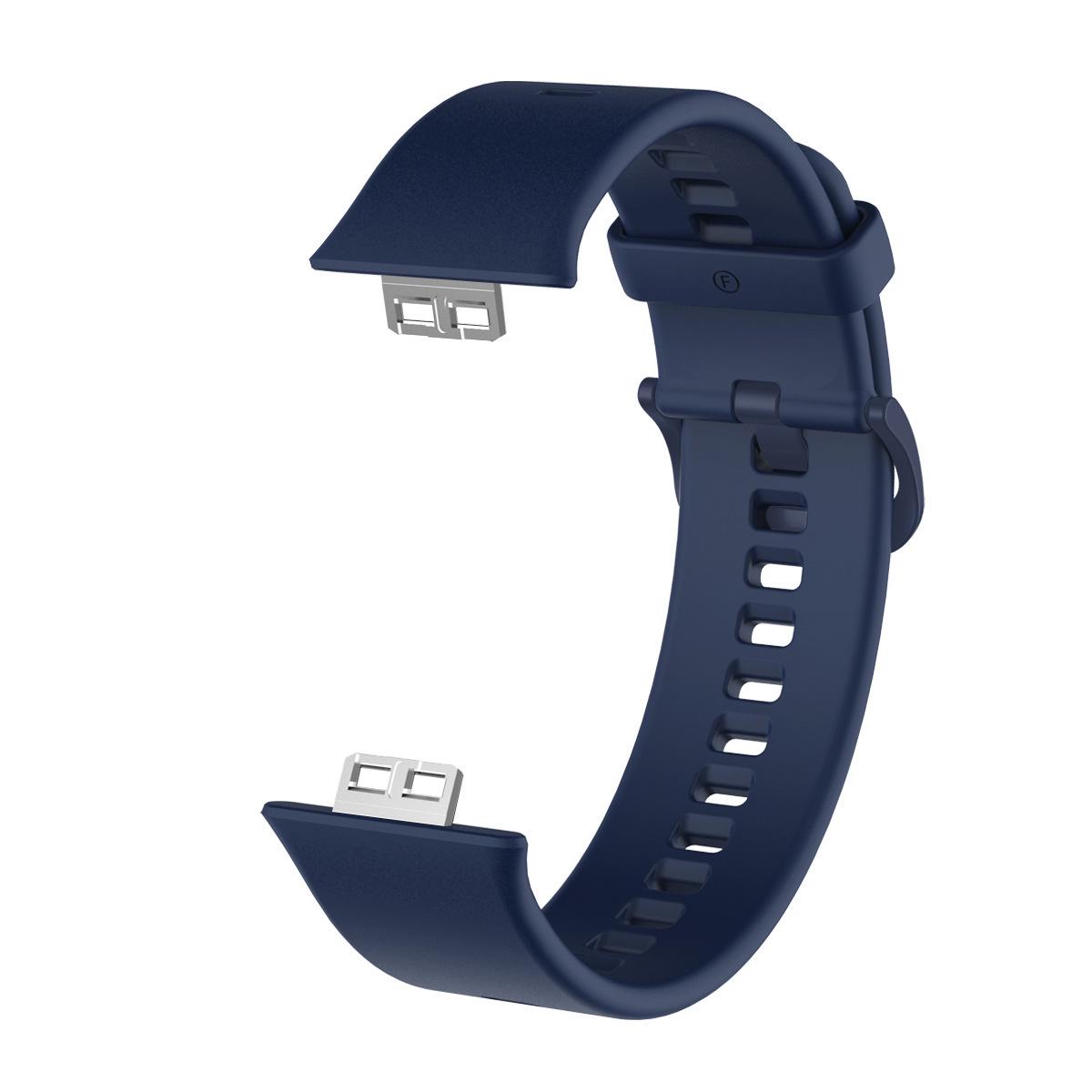 Quick Release Silicone Sports Strap for Huawei Watch Fit - Solid Color Wristband for Men & Women темно-синього кольору
Quick Release Silicone Sports Strap for Huawei Watch Fit - Solid Color Wristband for Men & Women темно-синього кольору
