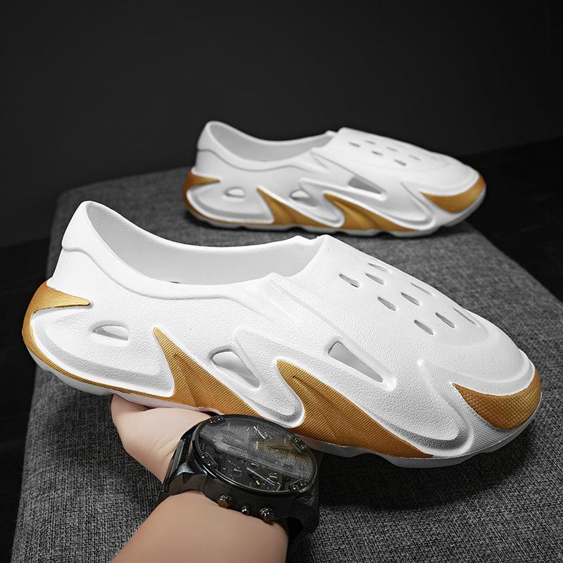 Baotou slippers home 2025 summer new coconut hole shoes light beach shoes men s foreign trade sandals 41 білий
Baotou slippers home 2025 summer new coconut hole shoes light beach shoes men s foreign trade sandals 41 білий