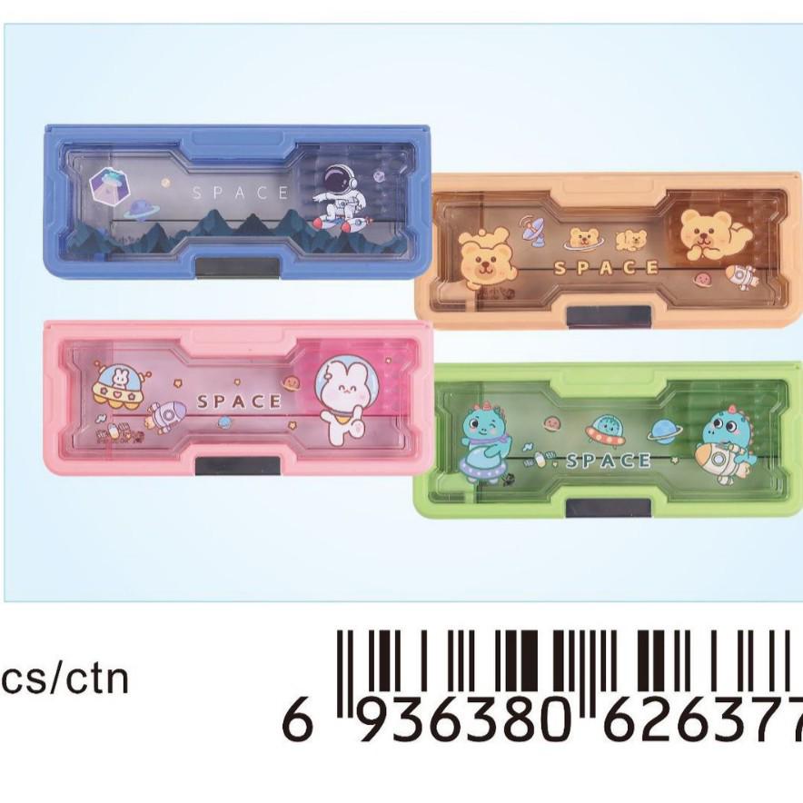 Little Sprite Double-Sided Cartoon Pencil Case: Multifunctional with Sharpener, Eraser Compartment, and Pen Holder
Little Sprite Double-Sided Cartoon Pencil Case: Multifunctional with Sharpener, Eraser Compartment, and Pen Holder