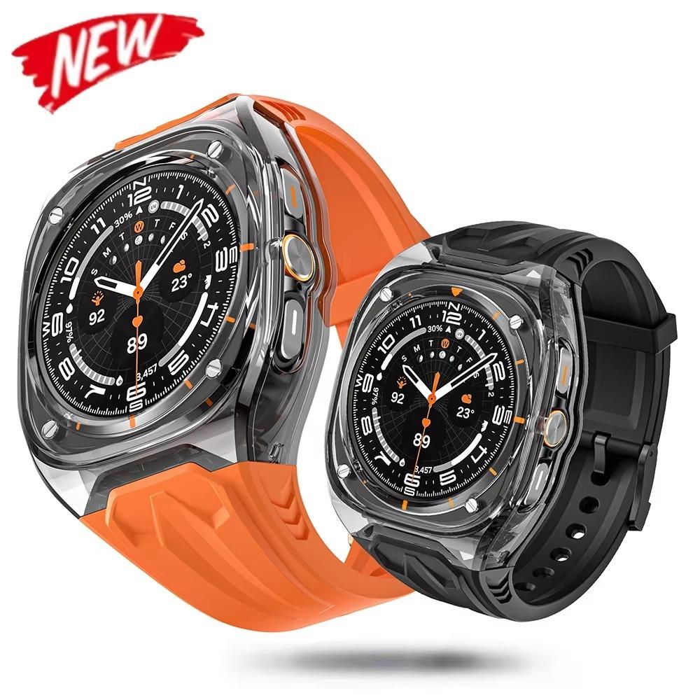 Waterproof Transparent Modification Kit 47mm Strap Case New Watch Bands for Galaxy Watch 7 Ultra Clear-White
Waterproof Transparent Modification Kit 47mm Strap Case New Watch Bands for Galaxy Watch 7 Ultra Clear-White