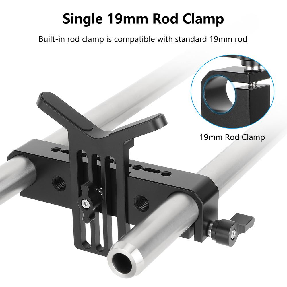 HDRIG Universal 19MM Double Hole Lens Holder & Parallel Rod Clamp 3987 Universal Camera Lens
HDRIG Universal 19MM Double Hole Lens Holder & Parallel Rod Clamp 3987 Universal Camera Lens