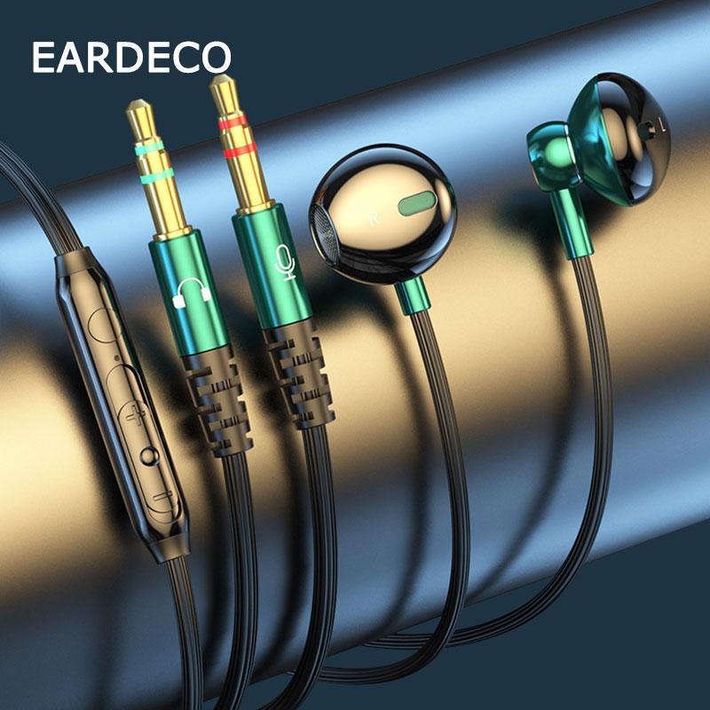 EARDECO 3.5mm Wired Headphones HiFi Bass Wired Earphone Stereo Music Earphone with Wire Sport Headphone Headset For Computer
EARDECO 3.5mm Wired Headphones HiFi Bass Wired Earphone Stereo Music Earphone with Wire Sport Headphone Headset For Computer