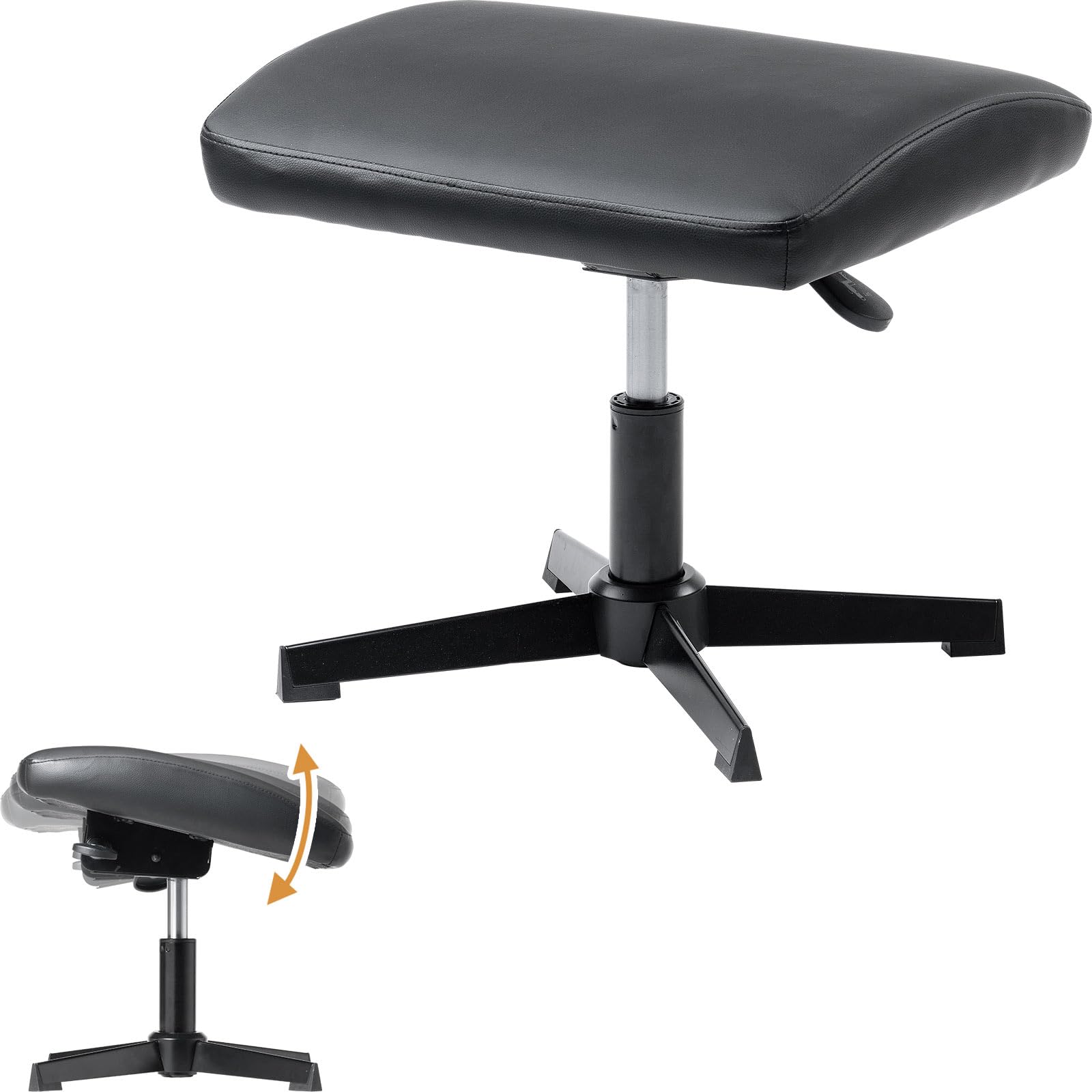 49cm Wide x 46cm Height Adjustable from Angle PU Leather Cushioned 80kg Weight E-Supply Ottoman, Deep, 36-43cm, Adjustable, Swivel, Footrest,
49cm Wide x 46cm Height Adjustable from Angle PU Leather Cushioned 80kg Weight E-Supply Ottoman, Deep, 36-43cm, Adjustable, Swivel, Footrest,