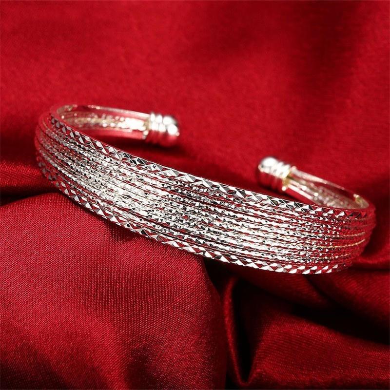 Серебро 925 пробы Роскошная Счастливая Цепочка Браслет Браслет Манжета Женская Мода Классическая Вечеринка Свадебные Украшения Регулируемые
Серебро 925 пробы Роскошная Счастливая Цепочка Браслет Браслет Манжета Женская Мода Классическая Вечеринка Свадебные Украшения Регулируемые