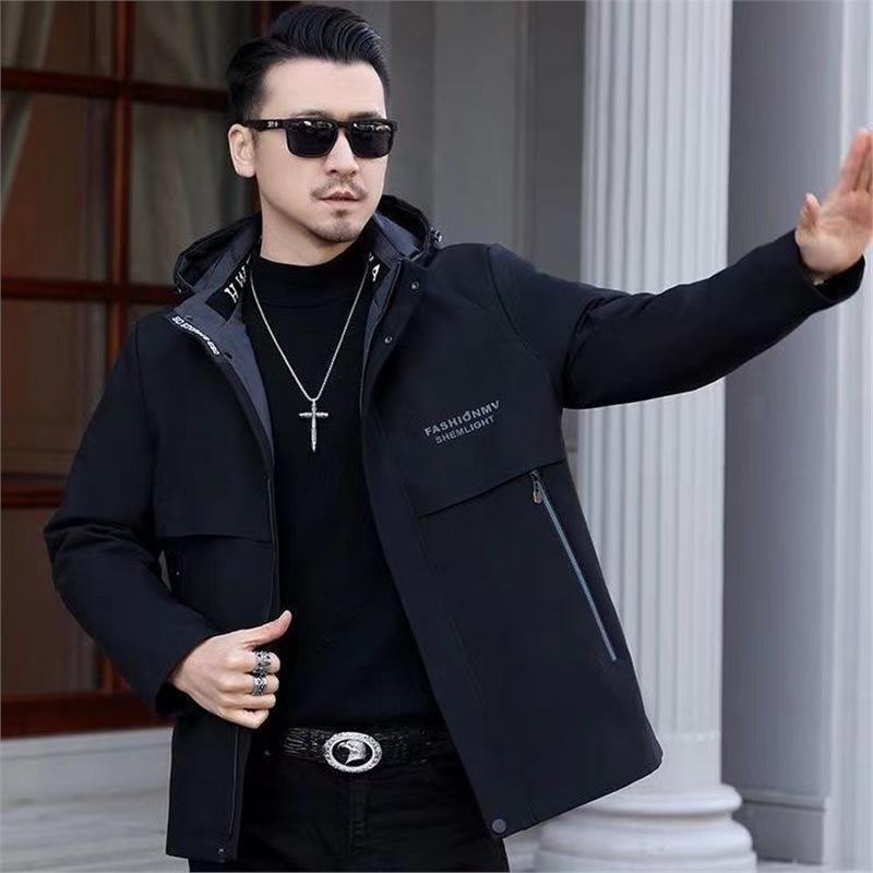 Men s Winter Thick Velvet Lined Fur Parka - Business Casual Mid-Length Coat 180 (130-145 lbs)
Men s Winter Thick Velvet Lined Fur Parka - Business Casual Mid-Length Coat 180 (130-145 lbs)