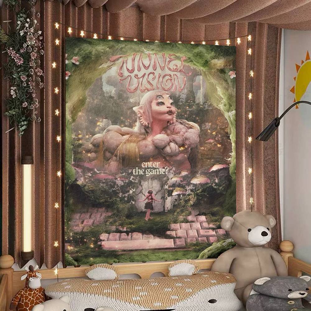 Singer MMelanie Martinez Printed Large Wall Tapestry Indian Buddha Wall Decoration Witchcraft Bohemian Hippie Decor Blanket 74x94cm(29x37in)
Singer MMelanie Martinez Printed Large Wall Tapestry Indian Buddha Wall Decoration Witchcraft Bohemian Hippie Decor Blanket 74x94cm(29x37in)