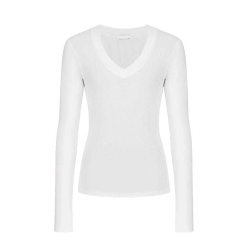 Футболка с V-образным вырезом и длинными рукавами из бархата, женская осенняя внутренняя базовая рубашка, верх XL белый
Футболка с V-образным вырезом и длинными рукавами из бархата, женская осенняя внутренняя базовая рубашка, верх XL белый