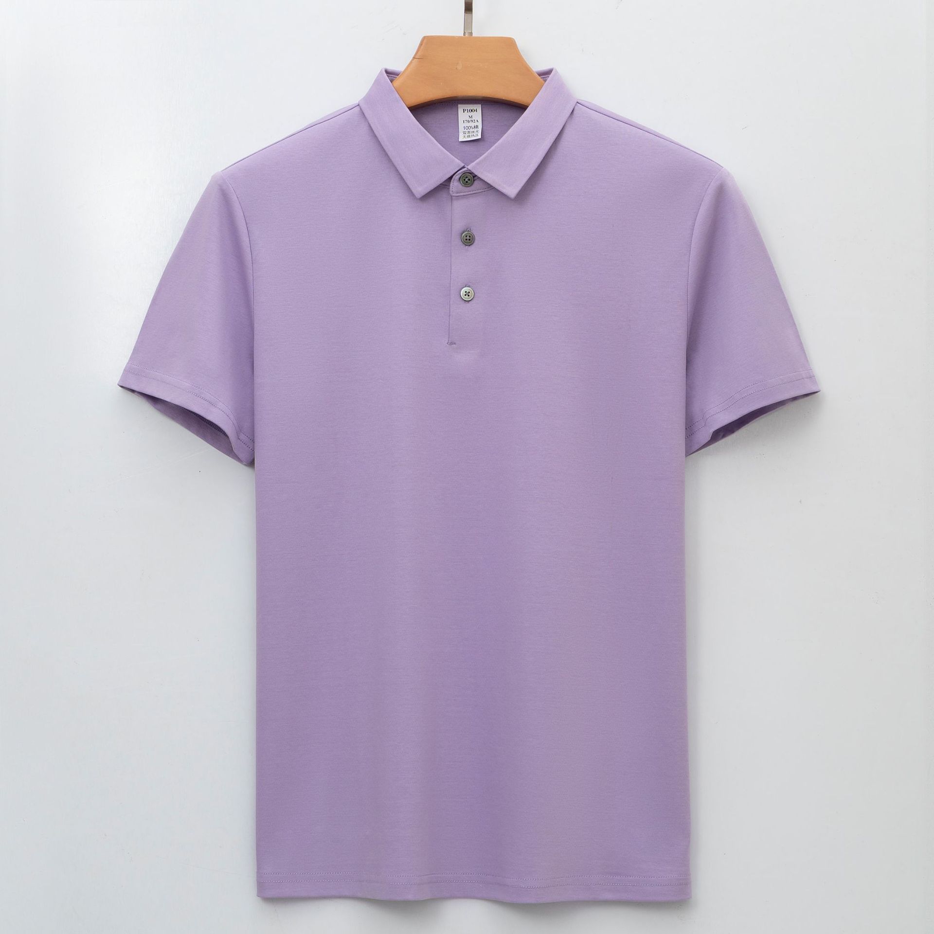 120-count Double-sided Mercerized Cotton Short-sleeve Wrinkle-free Long-staple Cotton T-shirt Heat-pressed Seamless Collar for Men Minimalist Tops 4XL світло-фіолетового кольору
120-count Double-sided Mercerized Cotton Short-sleeve Wrinkle-free Long-staple Cotton T-shirt Heat-pressed Seamless Collar for Men Minimalist Tops 4XL світло-фіолетового кольору