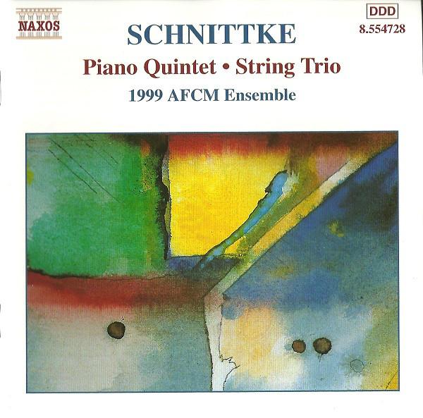 CD ALFRED SCHNITTKE - 1999 AFCM ENSEMB - Piano Quintet String Trio 8554728 Naxos 2000 Europe Dance & Electronica Used
CD ALFRED SCHNITTKE - 1999 AFCM ENSEMB - Piano Quintet String Trio 8554728 Naxos 2000 Europe Dance & Electronica Used