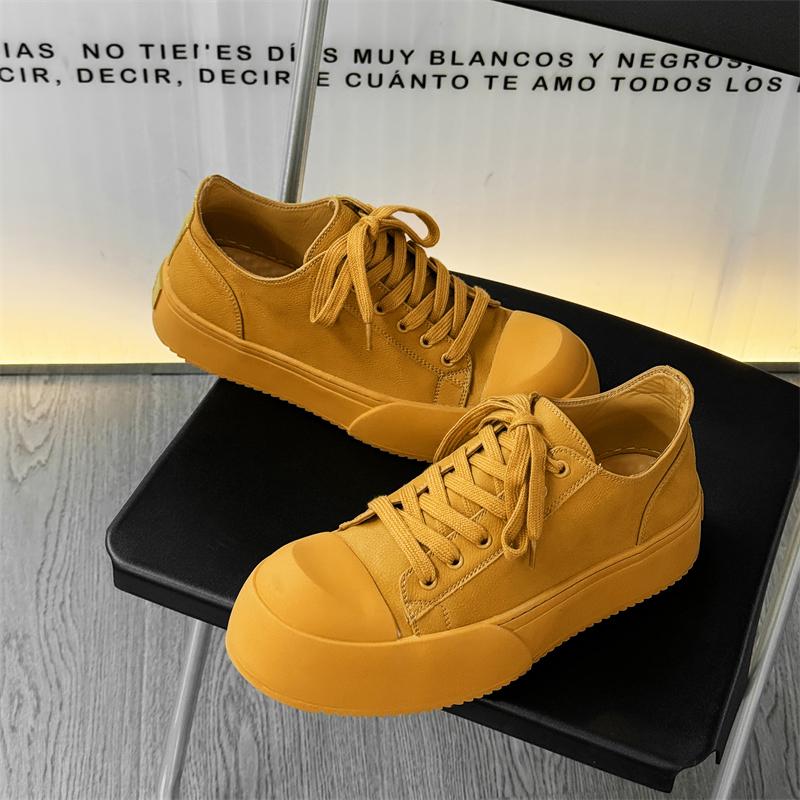 Men New Minimalist Single Board Shoes High Street Thick Sole Commuting Casual Niche Design Couple Style Big Yellow Derby Shoes 38 жёлтый
Men New Minimalist Single Board Shoes High Street Thick Sole Commuting Casual Niche Design Couple Style Big Yellow Derby Shoes 38 жёлтый
