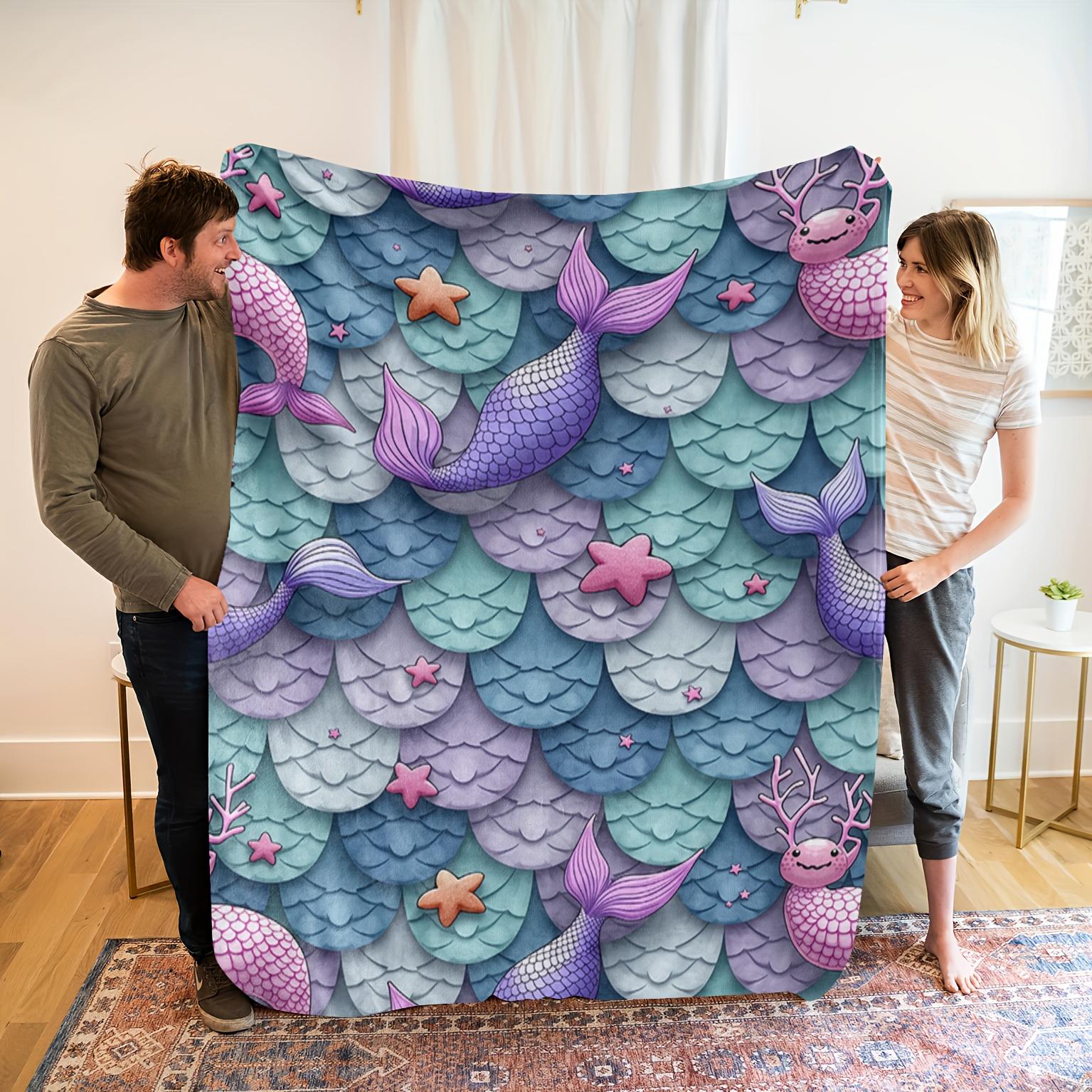 Ocean-Themed Flannel Blanket with Whimsical Marine Life Print – Soft, Breathable Polyester, All-Season Cozy Throw for Famil 75x90cm
Ocean-Themed Flannel Blanket with Whimsical Marine Life Print – Soft, Breathable Polyester, All-Season Cozy Throw for Famil 75x90cm