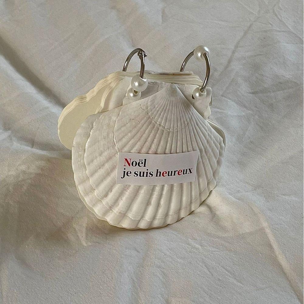 30 Pages Natural Shell Notebook Pearl Mini Notebook Painting Loose-leaf Notebook Study 30 sheets pages
30 Pages Natural Shell Notebook Pearl Mini Notebook Painting Loose-leaf Notebook Study 30 sheets pages