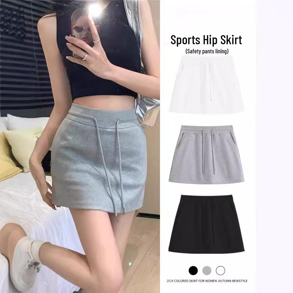 2024 Women s High Waist Petite Sport Skirt with Anti-Exposure S (75-90 jin) чёрный
2024 Women s High Waist Petite Sport Skirt with Anti-Exposure S (75-90 jin) чёрный