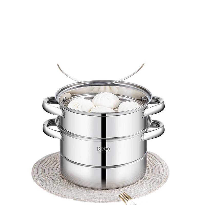 Depew Chrome Double-Layer Stainless Steel Steamer Pot
Depew Chrome Double-Layer Stainless Steel Steamer Pot