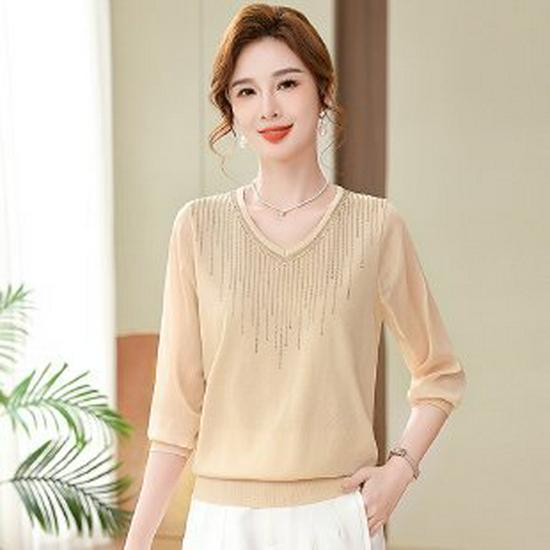 Elegant Spring Fashion Base Layer Top for Middle-Aged Women - 2026 Trendy T-shirt XL
Elegant Spring Fashion Base Layer Top for Middle-Aged Women - 2026 Trendy T-shirt XL