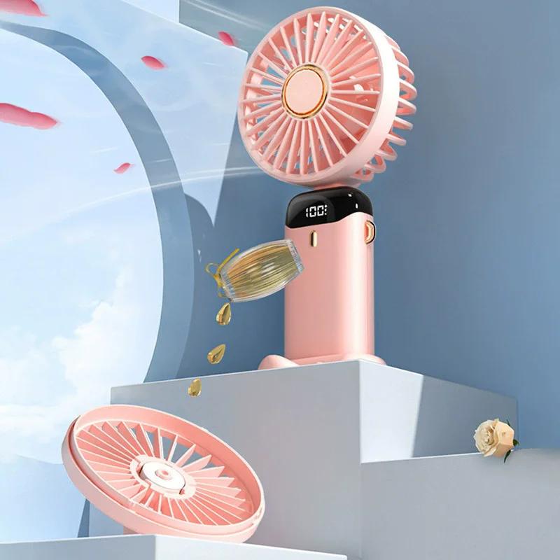 1800mAh Handheld Mini Fan Foldable Portable Neck Hanging Fans 5 Speed USB Rechargeable Fan with Phone Stand and Display Screen
1800mAh Handheld Mini Fan Foldable Portable Neck Hanging Fans 5 Speed USB Rechargeable Fan with Phone Stand and Display Screen